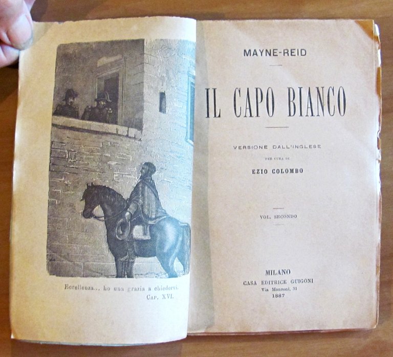 IL CAPO BIANCO - 2 Volumi, Completo, 1887