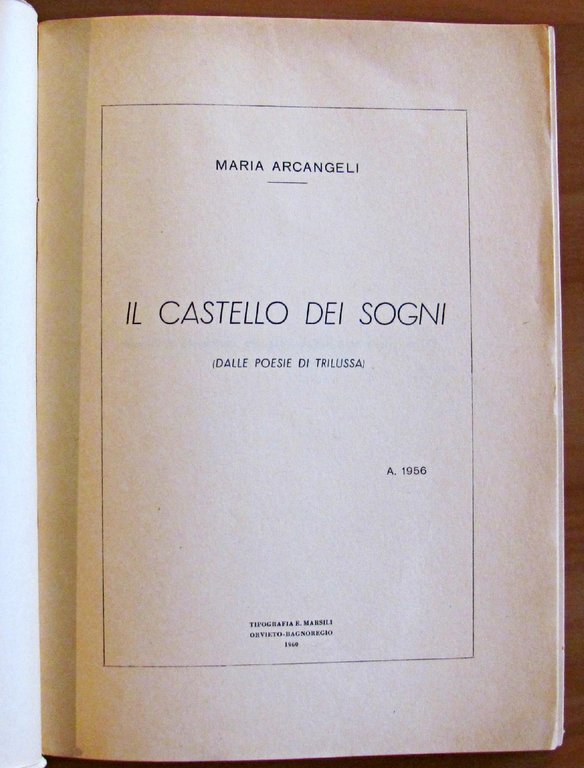 IL CASTELLO DEL SOGNI (DALLE POESIE DI TRILUSSA)