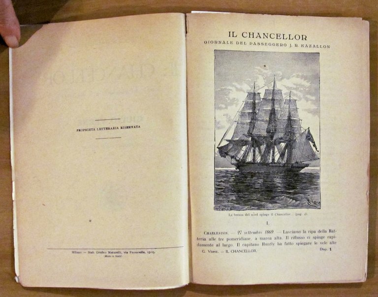 IL CHANCELLOR - Giornale del passeggero J. R. Kazallon