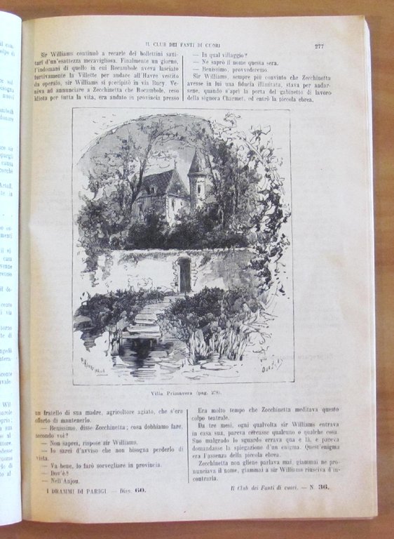 IL CLUB DEI FANTI DI CUORI ROCAMBOLE - Sonzogno 1938 …