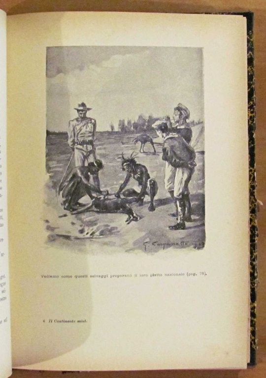 IL CONTINENTE MISTERIOSO, 1906 - ill. CARPANETTO