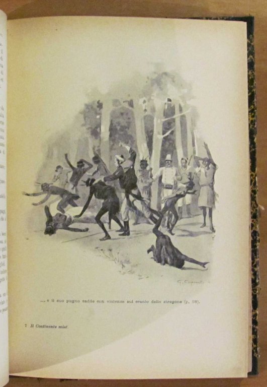 IL CONTINENTE MISTERIOSO, 1906 - ill. CARPANETTO