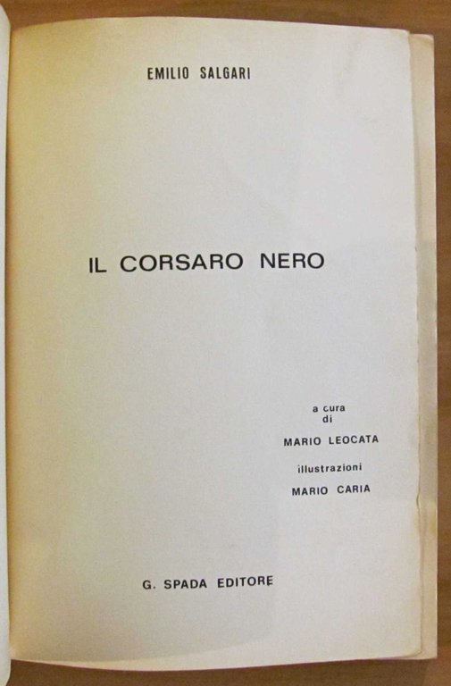 IL CORSARO NERO - Coll. I Classici dell'Avventura N.3 - …