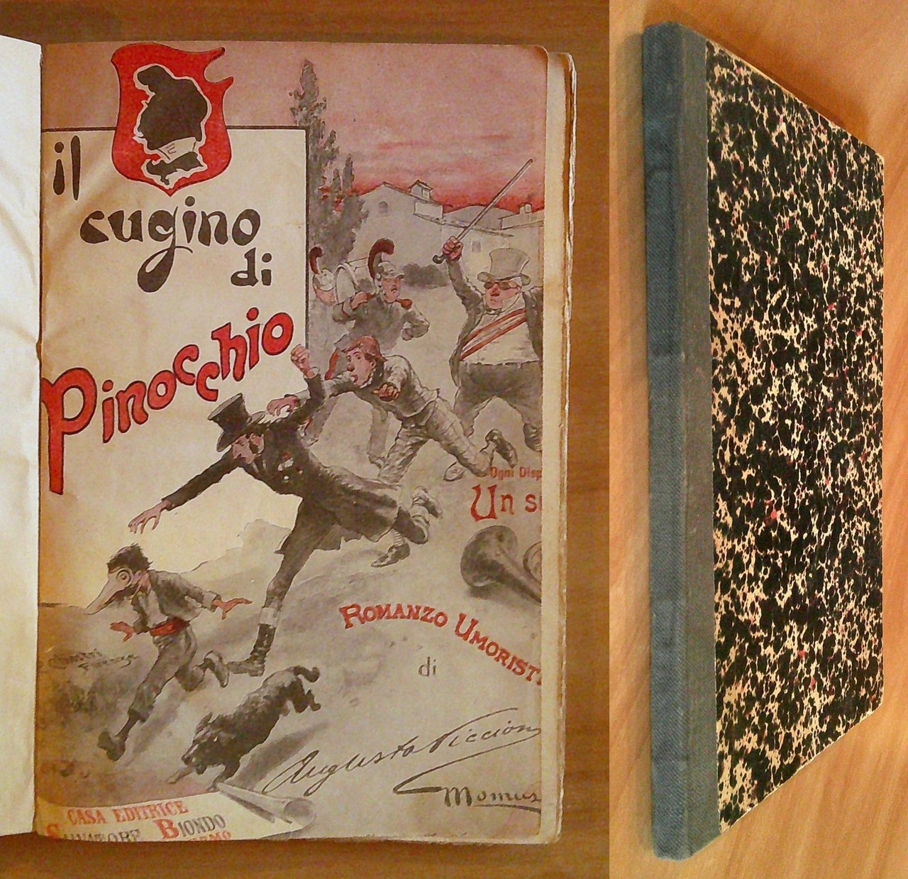 IL CUGINO DI PINOCCHIO - Romanzo Umoristico, 1902 - ill. …