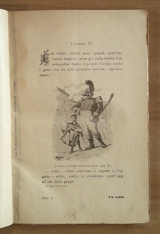 IL CUGINO DI PINOCCHIO - Romanzo Umoristico, 1902 - ill. …