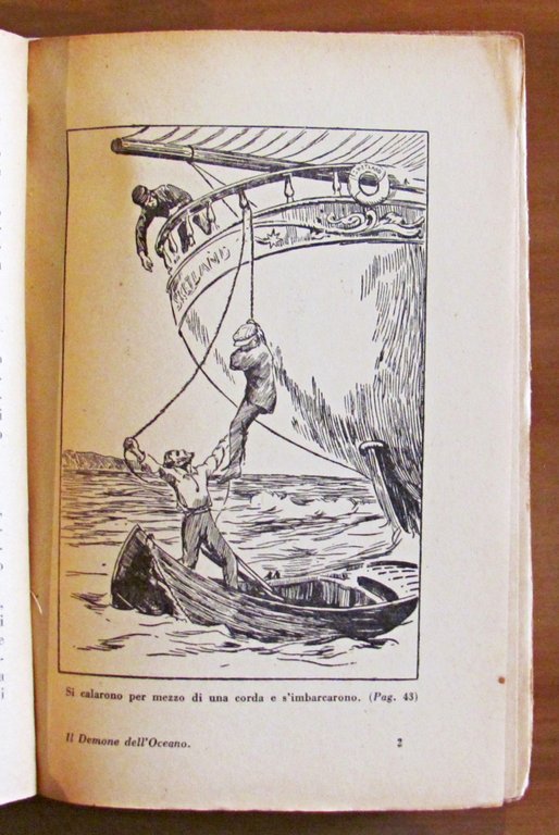 IL DEMONE DELL'OCEANO - Romanzo d'avventure