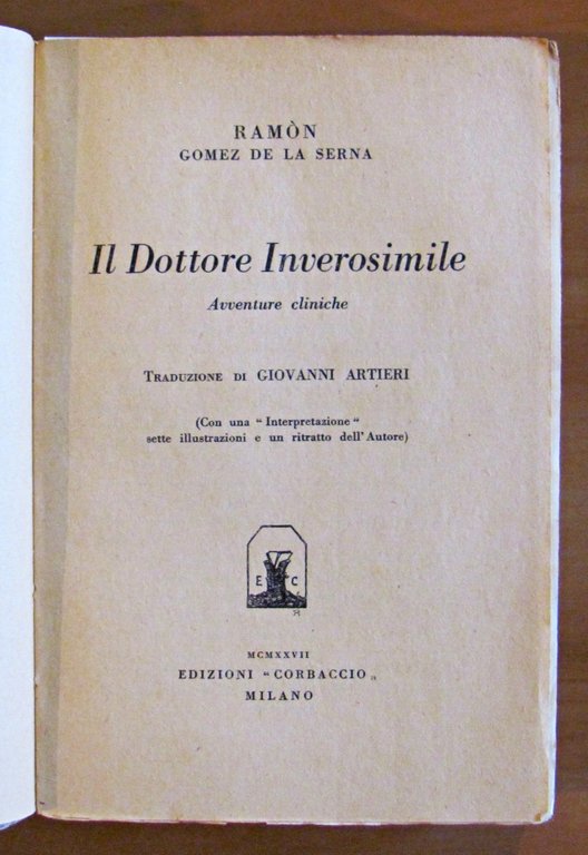 IL DOTTORE INVEROSIMILE - Avventure Cliniche