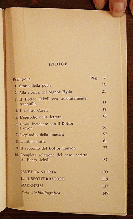 IL DR. JEKYLL E MR. HYDE - Collana Il Sigillo …