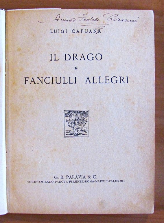 IL DRAGO E FANCIULLI ALLEGRI - ill. CARLO NICCO