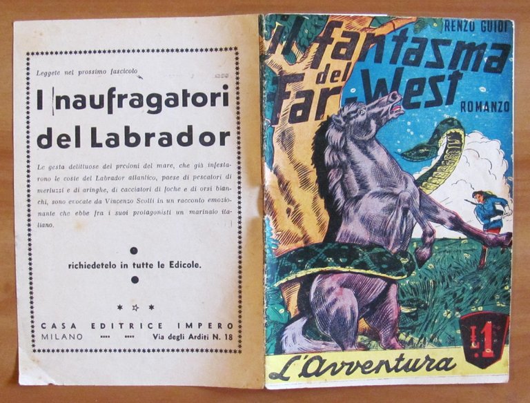 IL FANTASMA DEL FAR-WEST - Collana L'AVVENTURA (Raccolta di brevi …