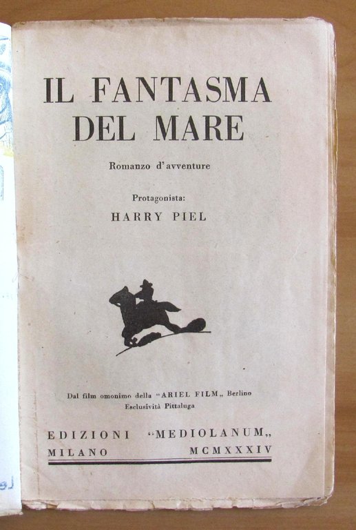 IL FANTASMA DEL MARE con Harry Piel - Collana LE …