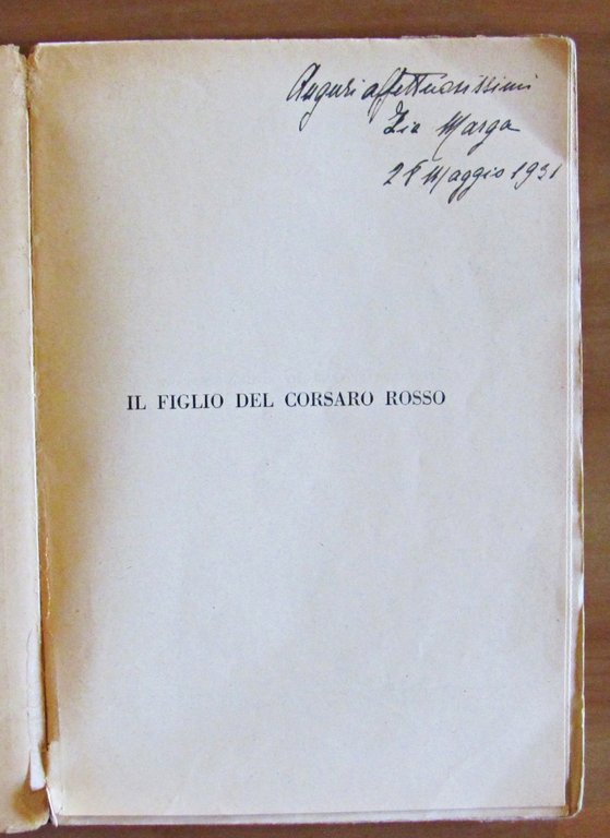IL FIGLIO DEL CORSARO ROSSO - 20 illustrazioni di DELLA …