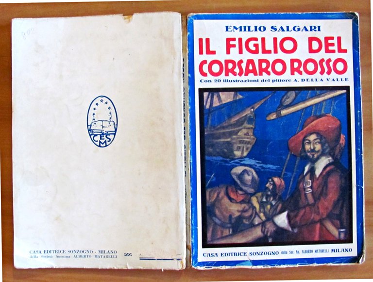 IL FIGLIO DEL CORSARO ROSSO - 20 illustrazioni di DELLA …
