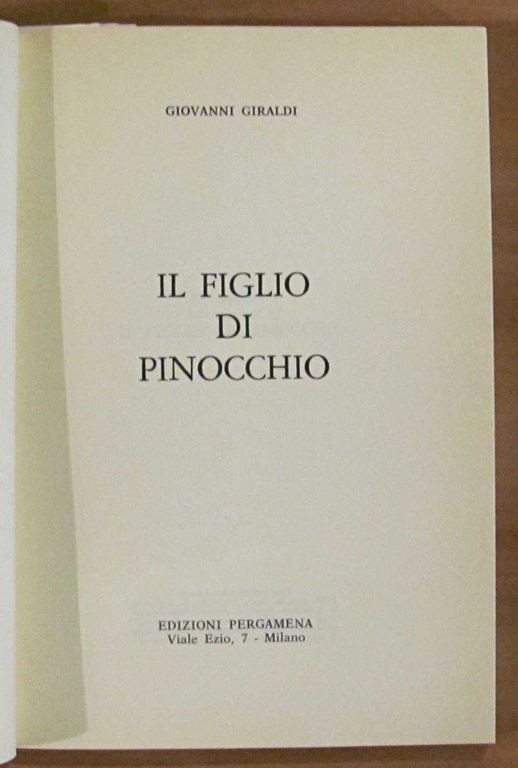 IL FIGLIO DI PINOCCHIO, 1976
