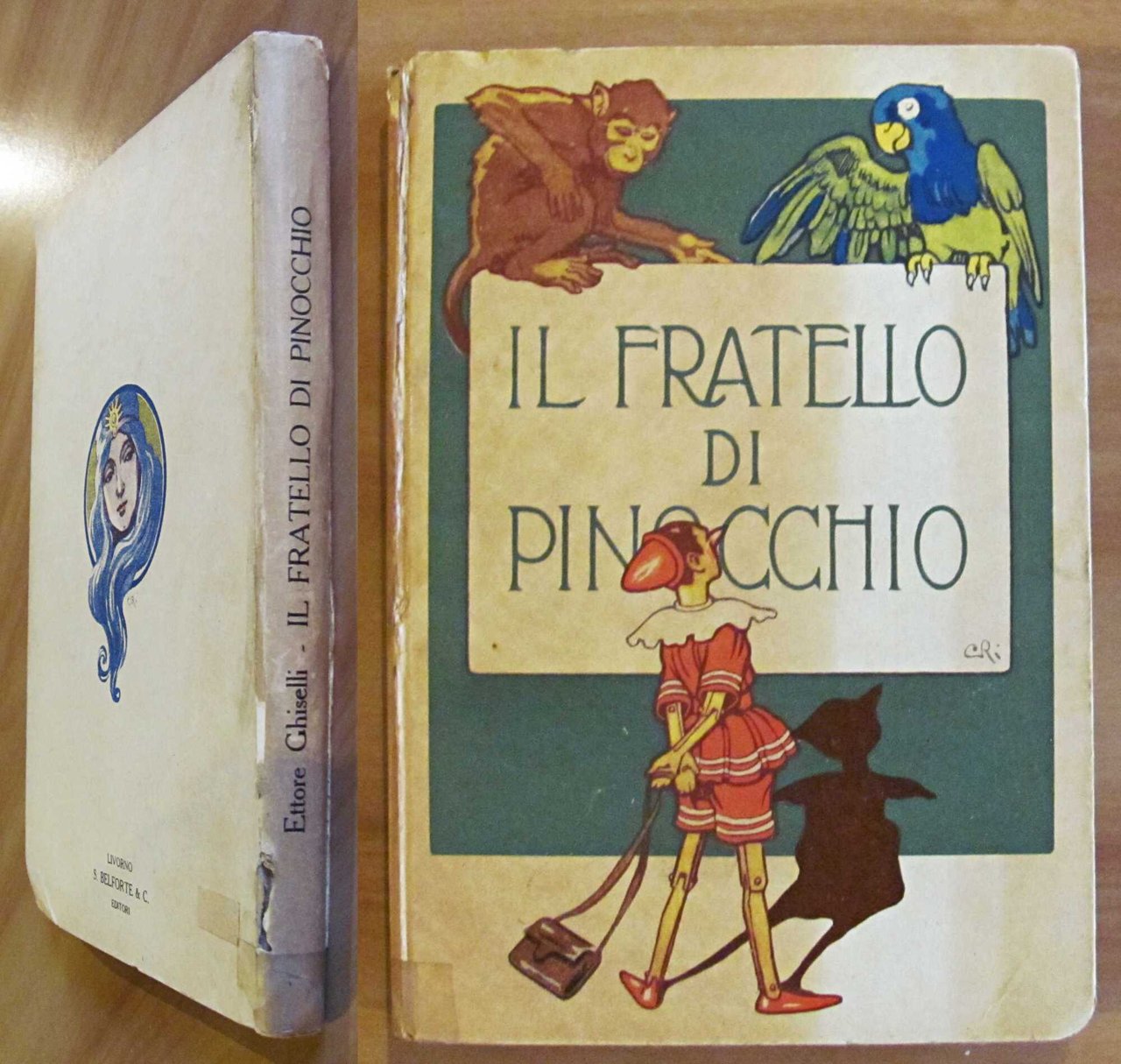 IL FRATELLO DI PINOCCHIO, anni 20 - ill. CRI (Carlo …