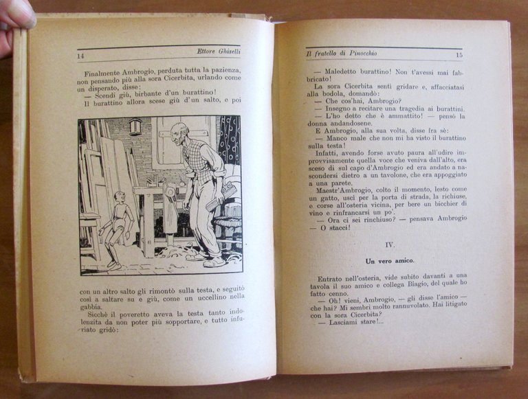 IL FRATELLO DI PINOCCHIO, anni 20 - ill. CRI (Carlo …