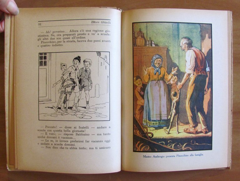 IL FRATELLO DI PINOCCHIO, anni 20 - ill. CRI (Carlo …