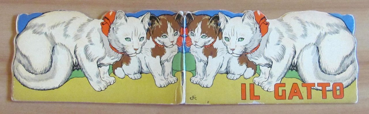 IL GATTO - Coll. ANIMALI DOMESTICI, 1941 - ill. ROMANELLI