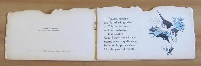IL GATTO - Coll. ANIMALI DOMESTICI, 1941 - ill. ROMANELLI