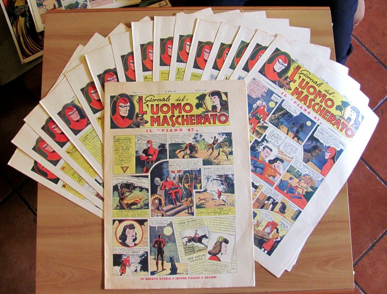 IL GIORNALE DELL'UOMO MASCHERATO - Ristampa ANASTATICA 1/16 + 17/32 …