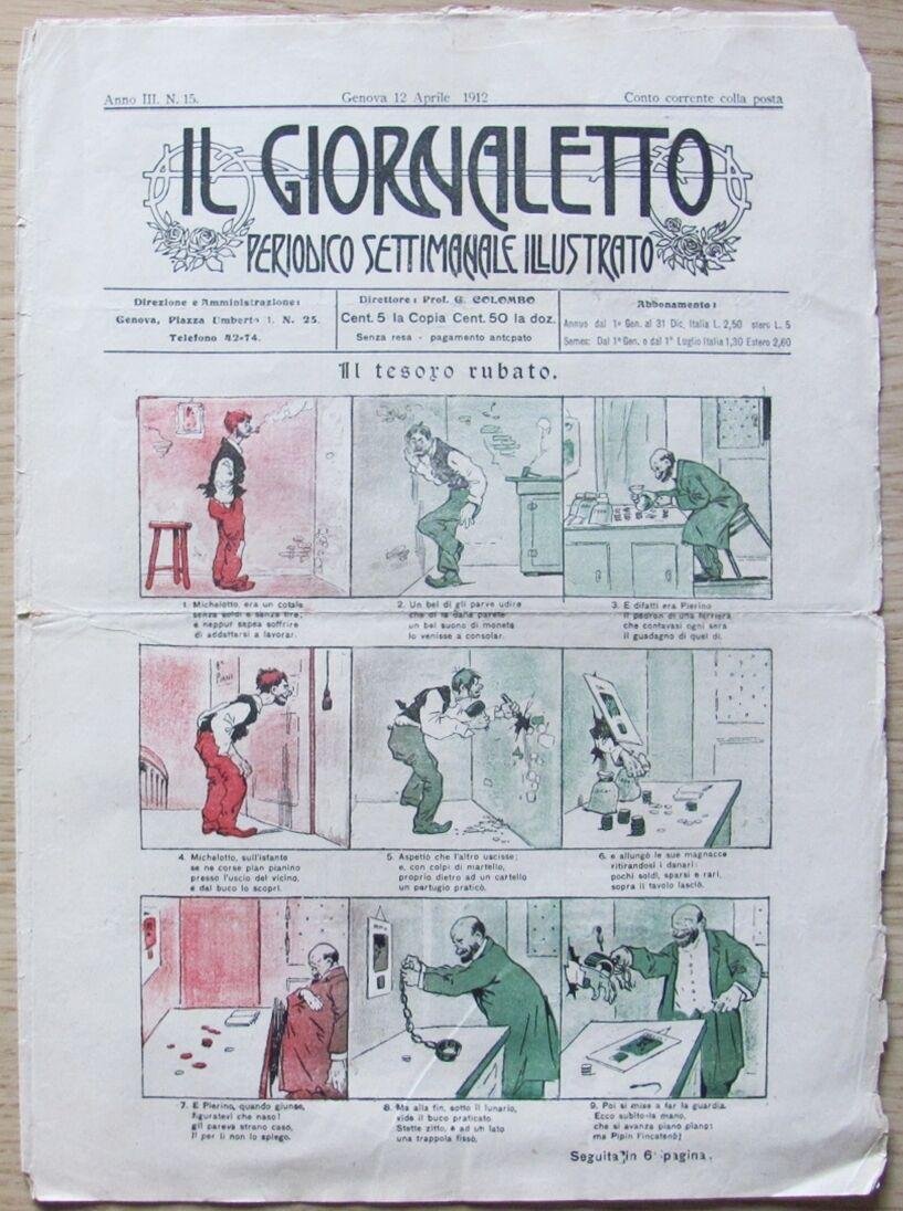 IL GIORNALETTO - Periodico Settimanale Illustrato - Anno III N.15, …