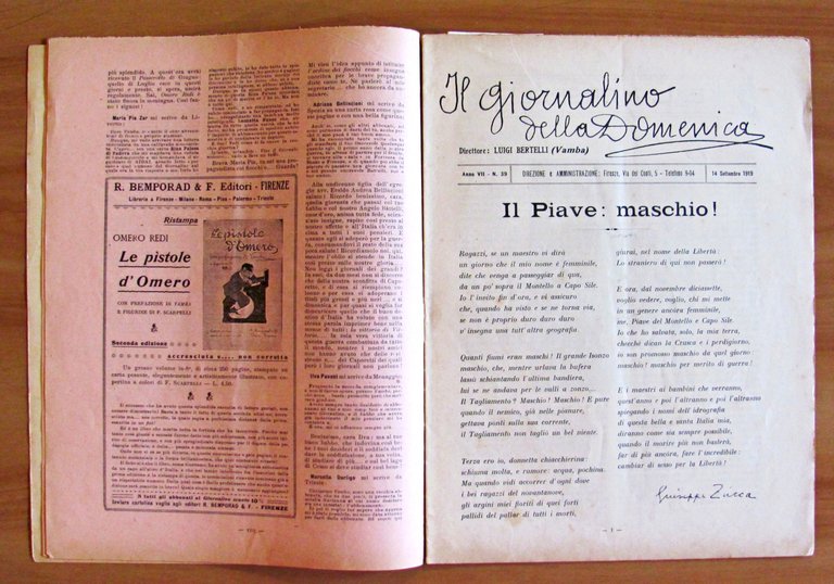 IL GIORNALINO DELLA DOMENICA - Anno VII N.XXXIX - 14 …