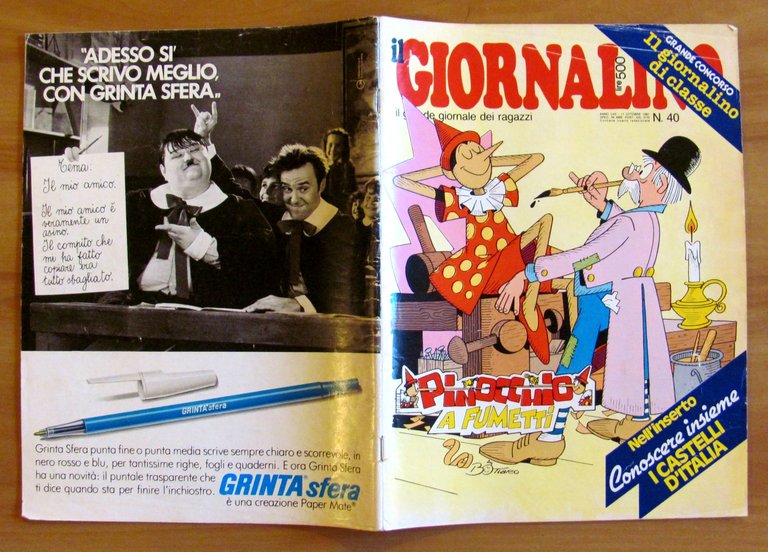 IL GIORNALINO N.40, 1981 - PINOCCHIO a Fumetti di BOTTARO … | Immagine Gallery 6