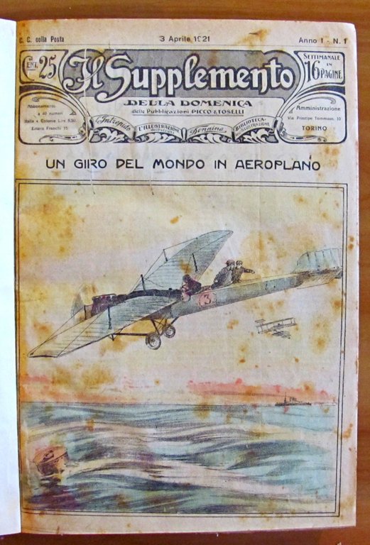 IL GIRO DEL MONDO IN AEROPLANO e IL VINCITORE DEI …