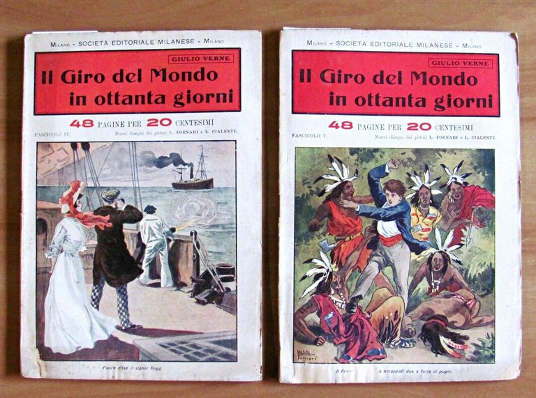 IL GIRO DEL MONDO IN OTTANTA GIORNI - Collezione Completa …