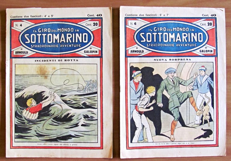 IL GIRO DEL MONDO IN SOTTOMARINO Straordinarie Avventure - Fascicoli …