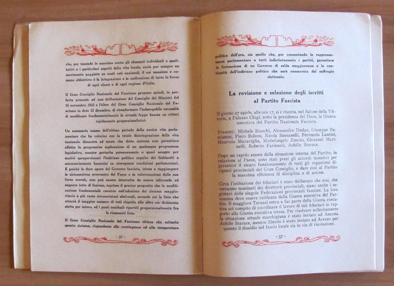 IL GRAN CONSIGLIO NEI PRIMI CINQUE ANNI DELL'ERA FASCISTA - …