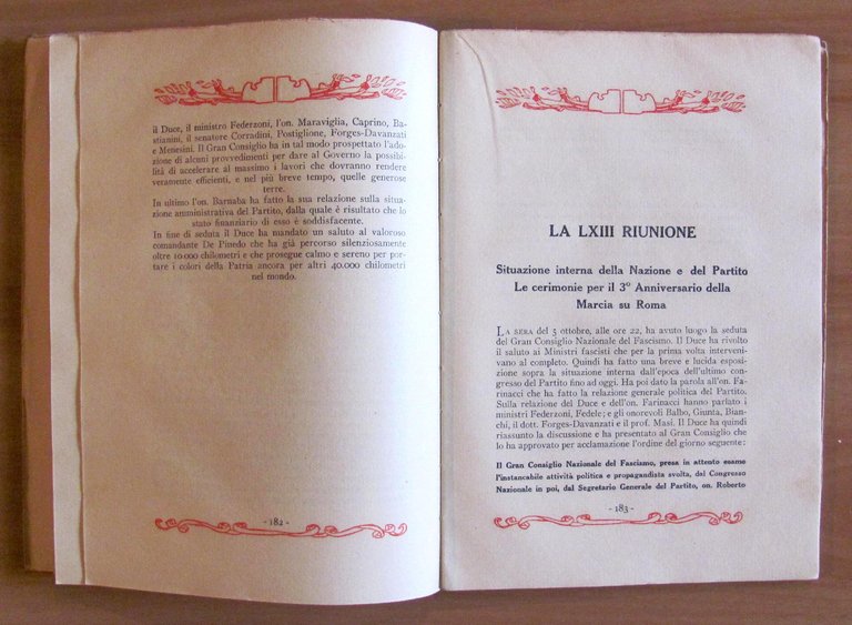 IL GRAN CONSIGLIO NEI PRIMI CINQUE ANNI DELL'ERA FASCISTA - …