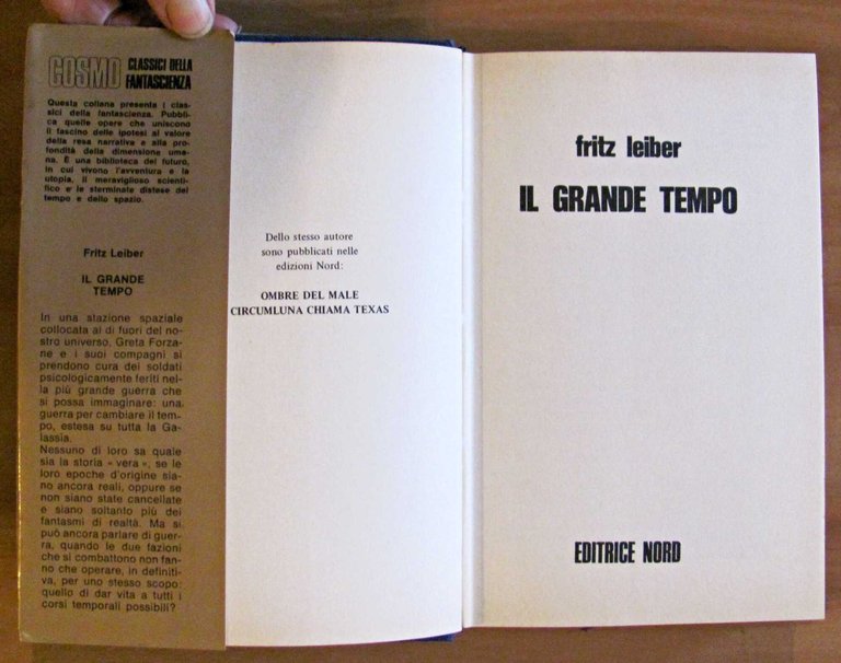 IL GRANDE TEMPO - Cosmo Oro, I ed. 1975