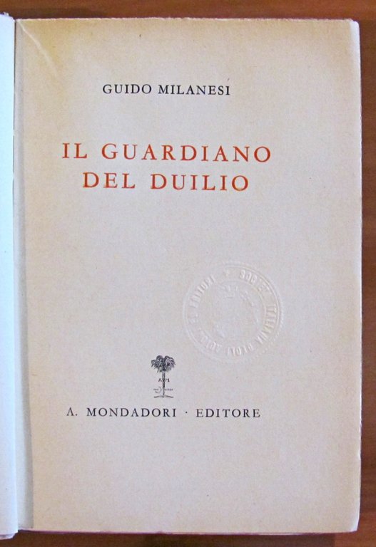 IL GUARDIANO DEL DUILIO