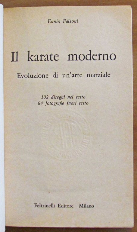 IL KARATE MODERNO - Evoluzione di un'Arte Marziale, 1974 | Immagine Gallery 2