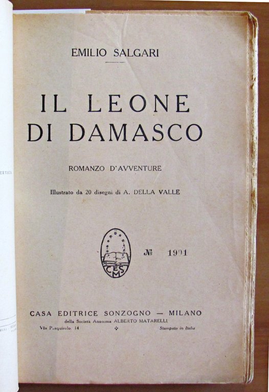 IL LEONE DI DAMASCO - ill. DELLA VALLE