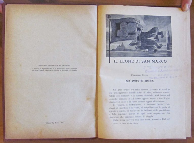 IL LEONE DI SAN MARCO, 1921 - ill. PAOLETTI