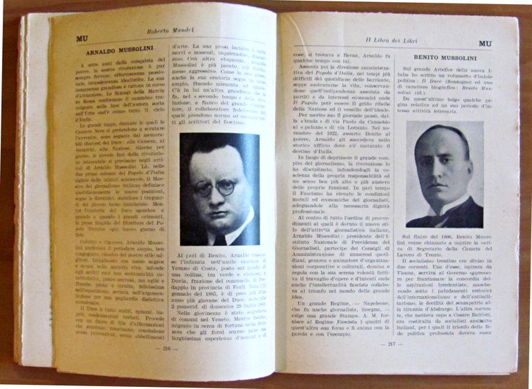 IL LIBRO DEI LIBRI, I ed. 1930 con Foto
