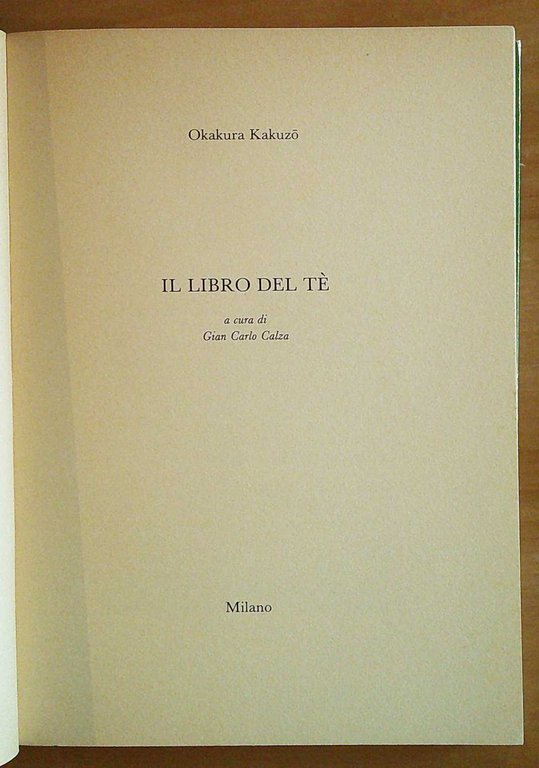 IL LIBRO DEL TE' - Tiratura Limitata, 1983