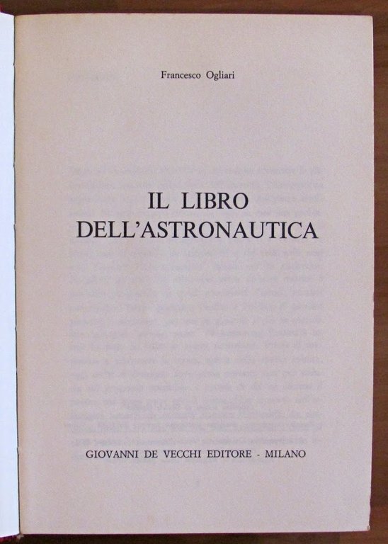 IL LIBRO DELL'ASTRONAUTICA