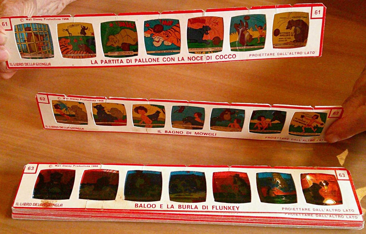 IL LIBRO DELLA GIUNGLA - Diapositive a colori Festacolor, 1968