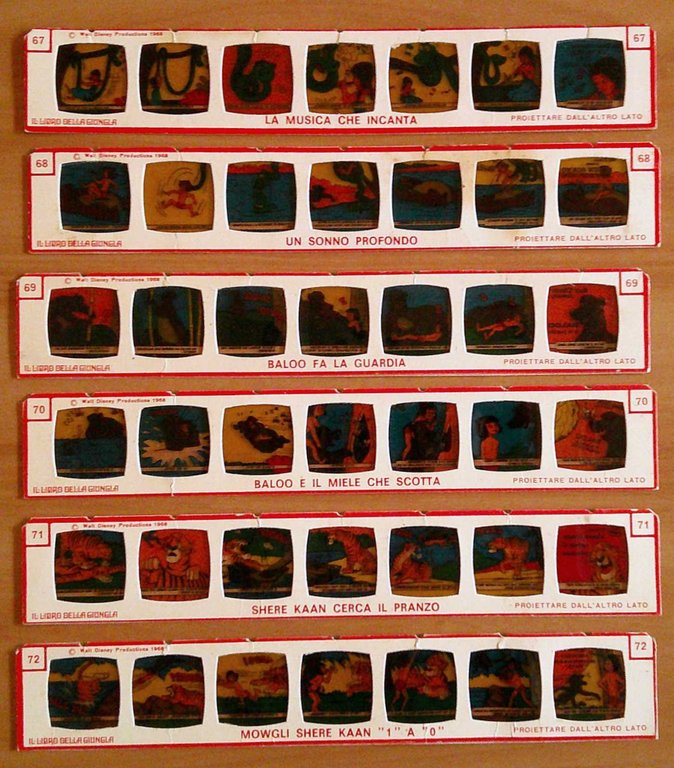 IL LIBRO DELLA GIUNGLA - Diapositive a colori Festacolor, 1968