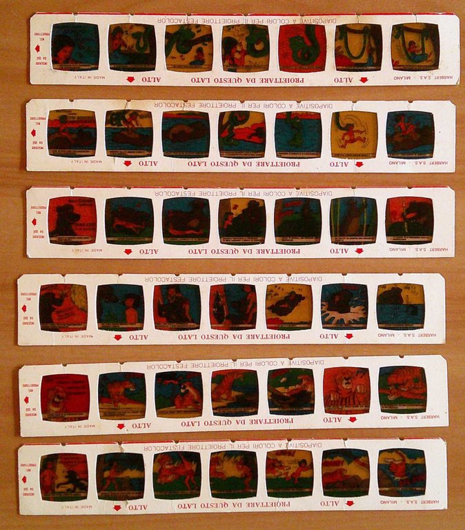 IL LIBRO DELLA GIUNGLA - Diapositive a colori Festacolor, 1968