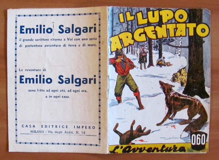 IL LUPO ARGENTATO - Collana L'AVVENTURA (Raccolta di brevi romanzi …