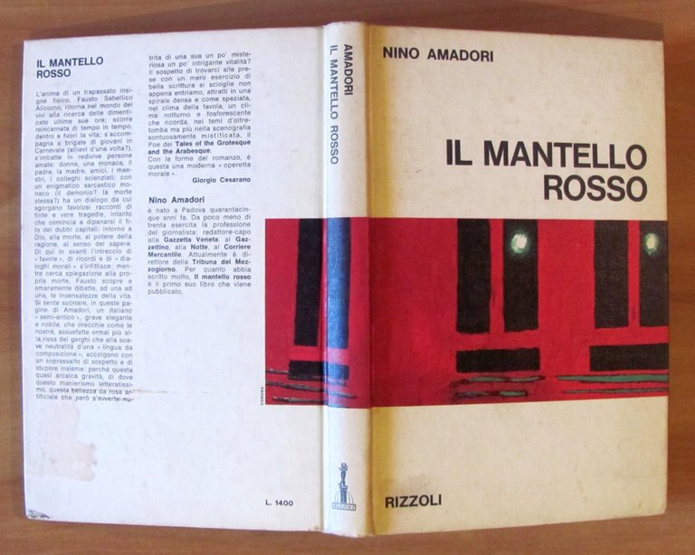 IL MANTELLO ROSSO - Coll. Narratori Moderni, I ed. 1967