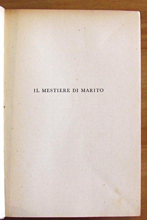 IL MESTIERE DI MARITO