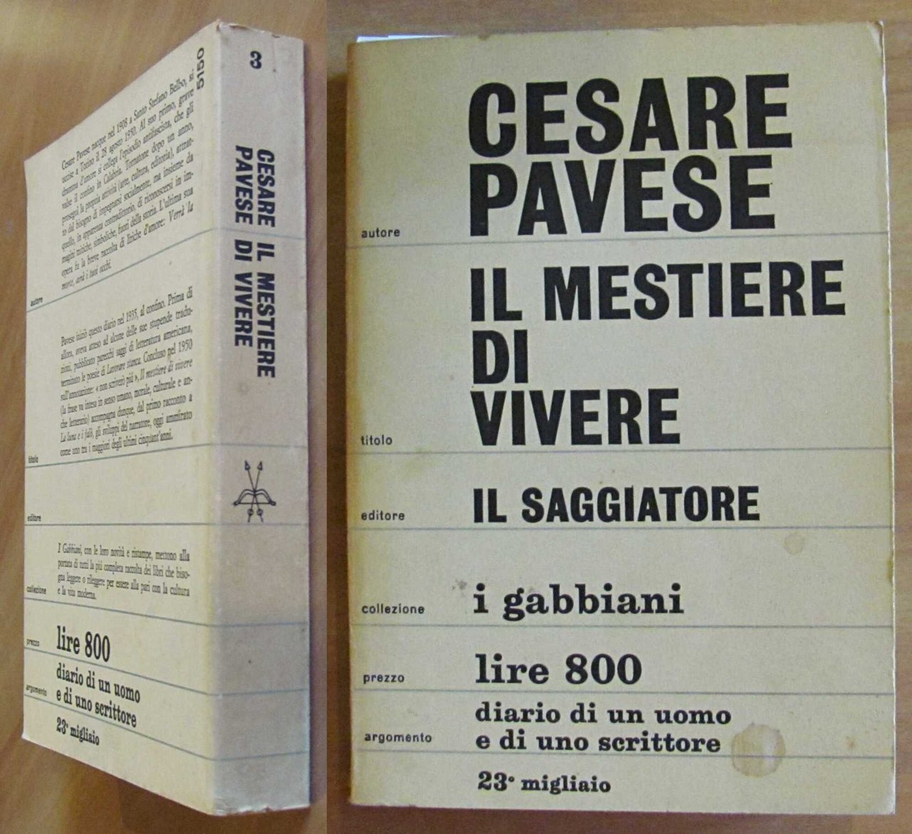 IL MESTIERE DI VIVERE - Coll. I Gabbiani, 1965 | Immagine principale