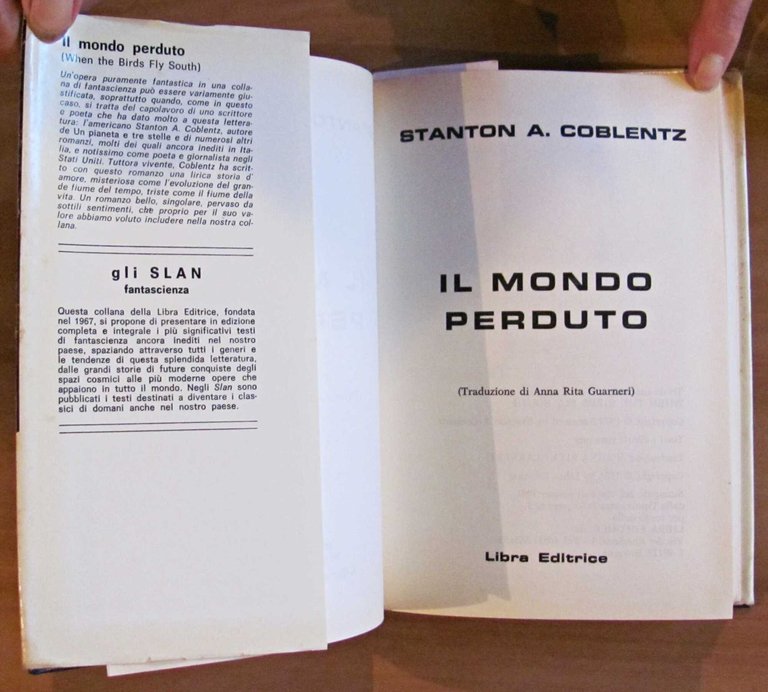 IL MONDO PERDUTO - Collana Gli Slan N.57, I ed. …