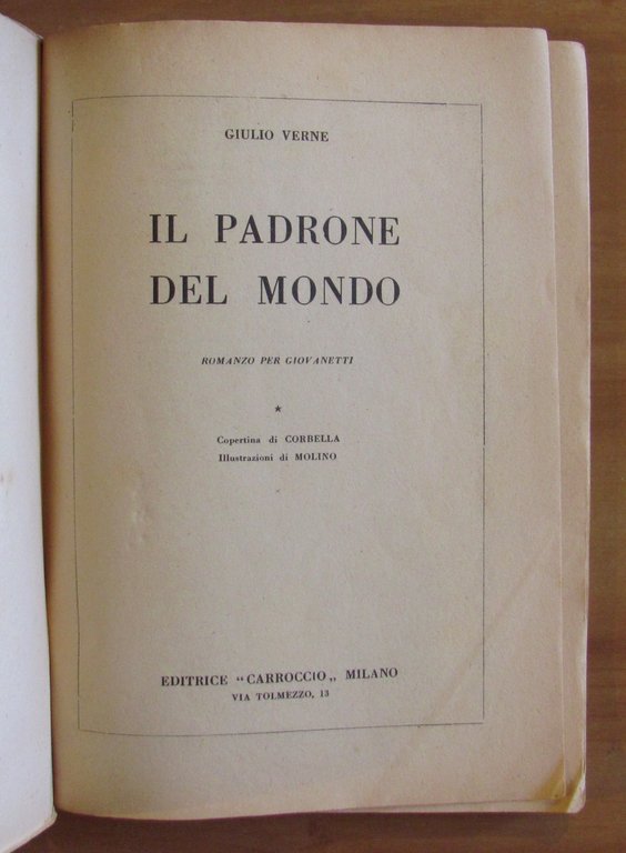IL PADRONE DEL MONDO - Serie Rossa, 1949 - ill. … | Immagine Gallery 2
