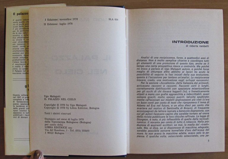 IL PALAZZO NEL CIELO, 1978 - Coll. GLI SLAN N.4 | Immagine Gallery 3